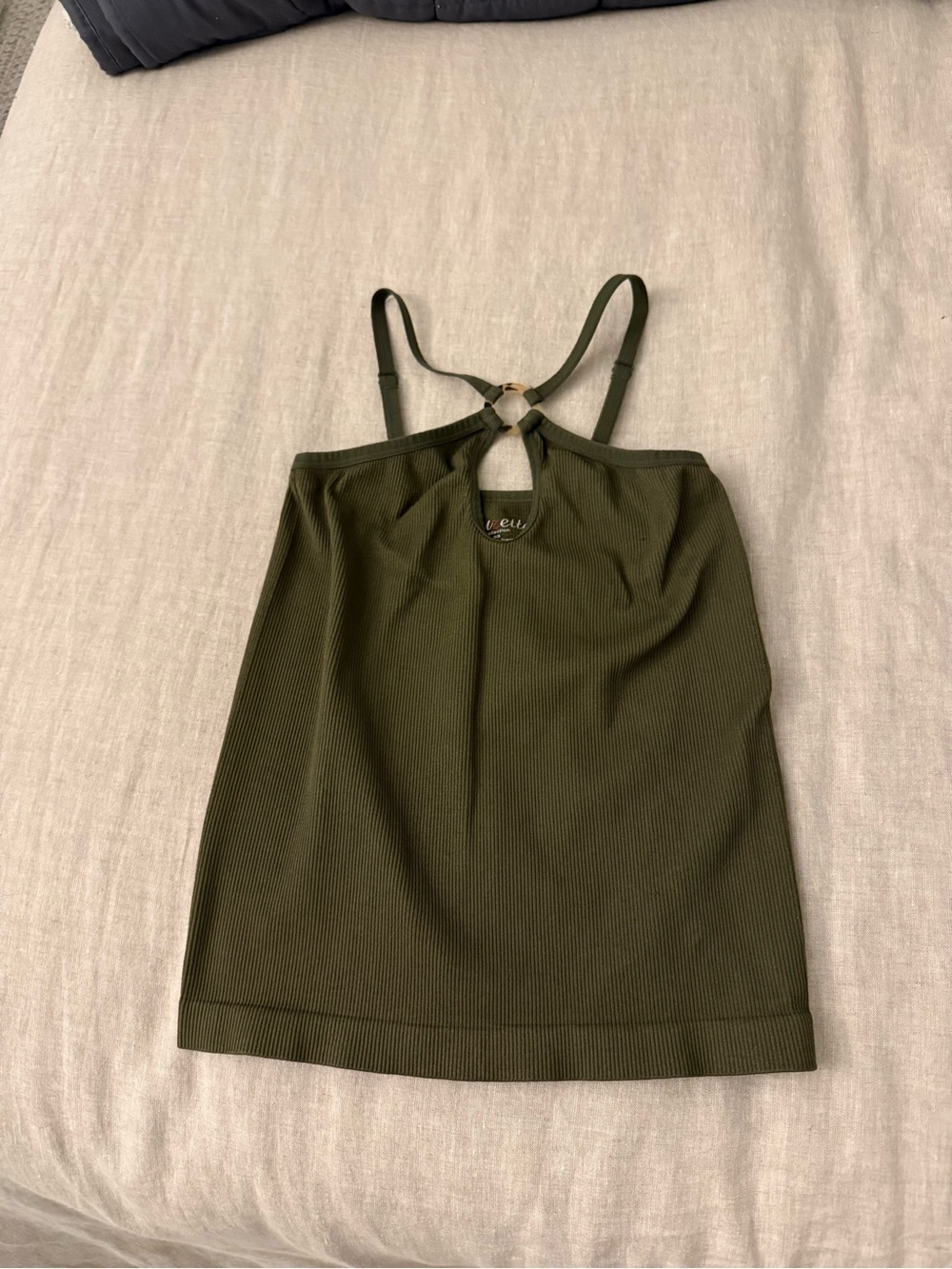 Suzette Ribbed Halter Tank Top